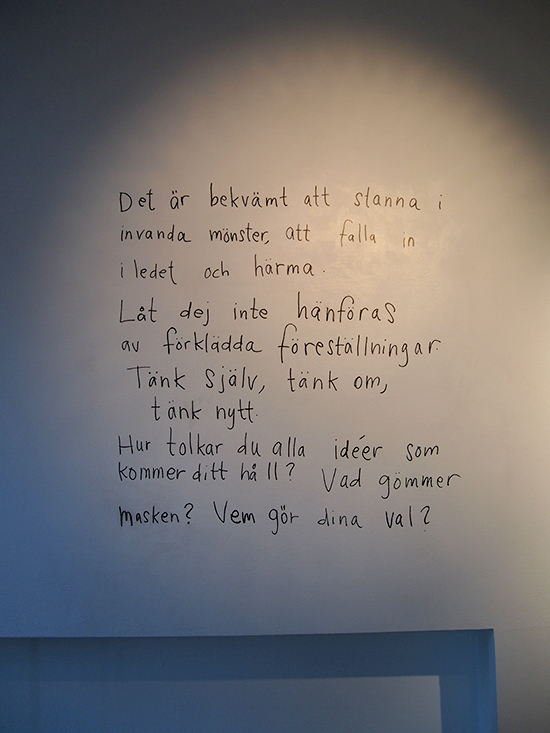 väggtext